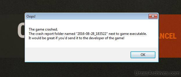 Rust Oops The Game Crashed Workaround Urzas Archives